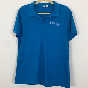Clique spin polo teal colored polo shirt size XL